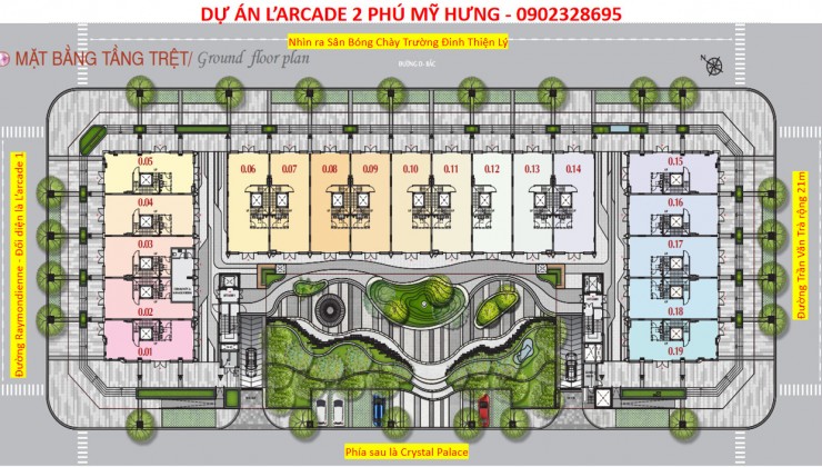 Mở bán chính thức dự án Larcade Phú Mỹ Hưng với chính sách và bảng giá tốt nhất chủ đầu tư. Mua giai đoạn 1 gọi ngay 0902328695